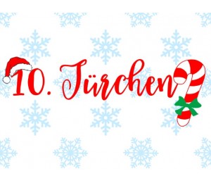 ADVENTSKALENDER 10. Dezember - Stickdatei - ITH Mug Rug Untersetzer Blumenteppich